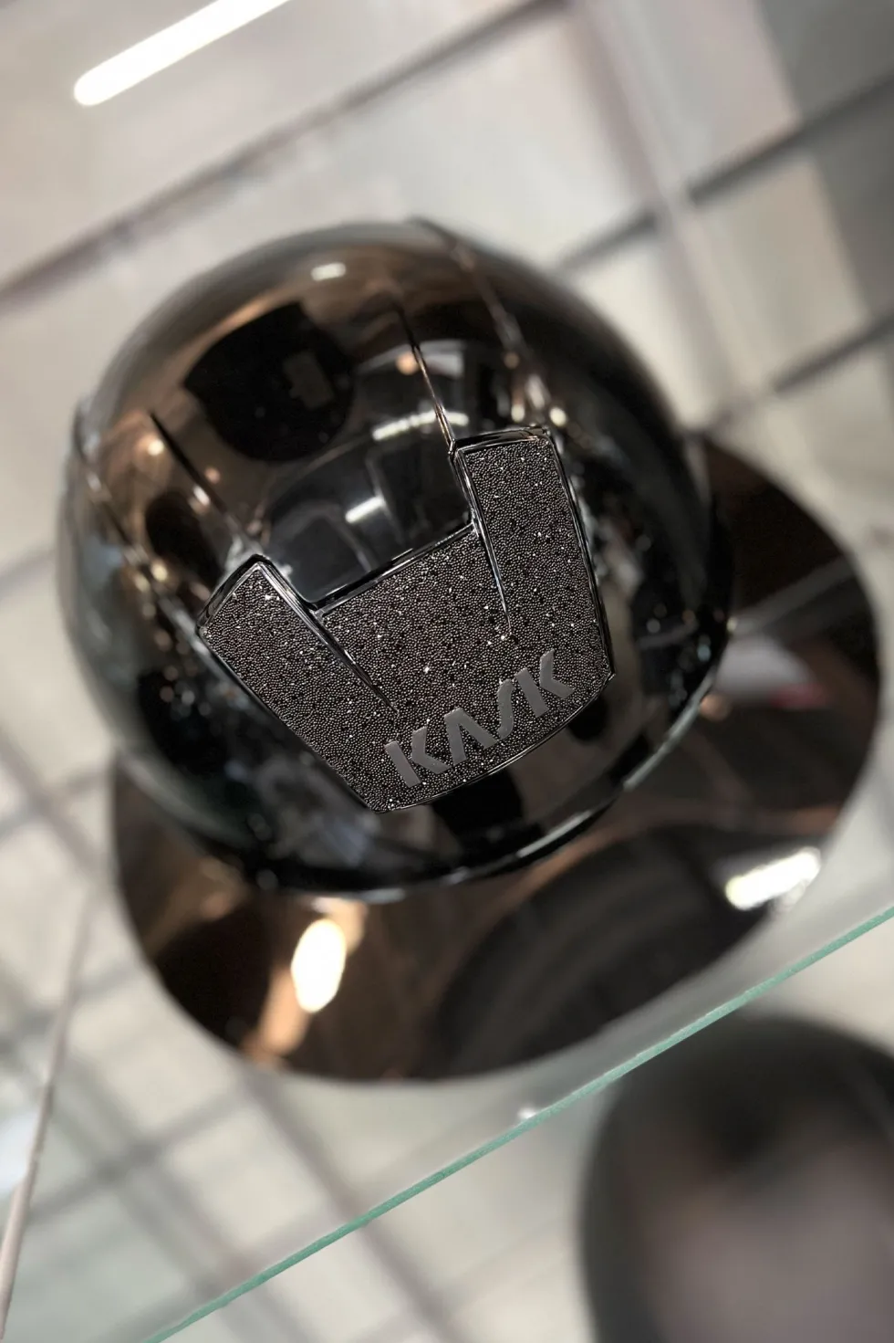 Ridhjälm Kooki Lady Shine Swarovski Svart