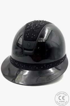 Ridhjälm 2.0 Miss Shield Glossy Crystal Bloom Matt Svart