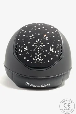 Ridhjälm 2.0 Miss Shield Shadowmatt Pearl Drops Matt Svart