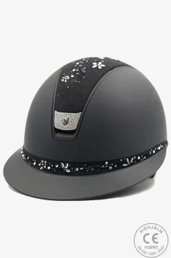 Ridhjälm 2.0 Miss Shield Svart Flower Swarovski Jewel Crystal Blazon