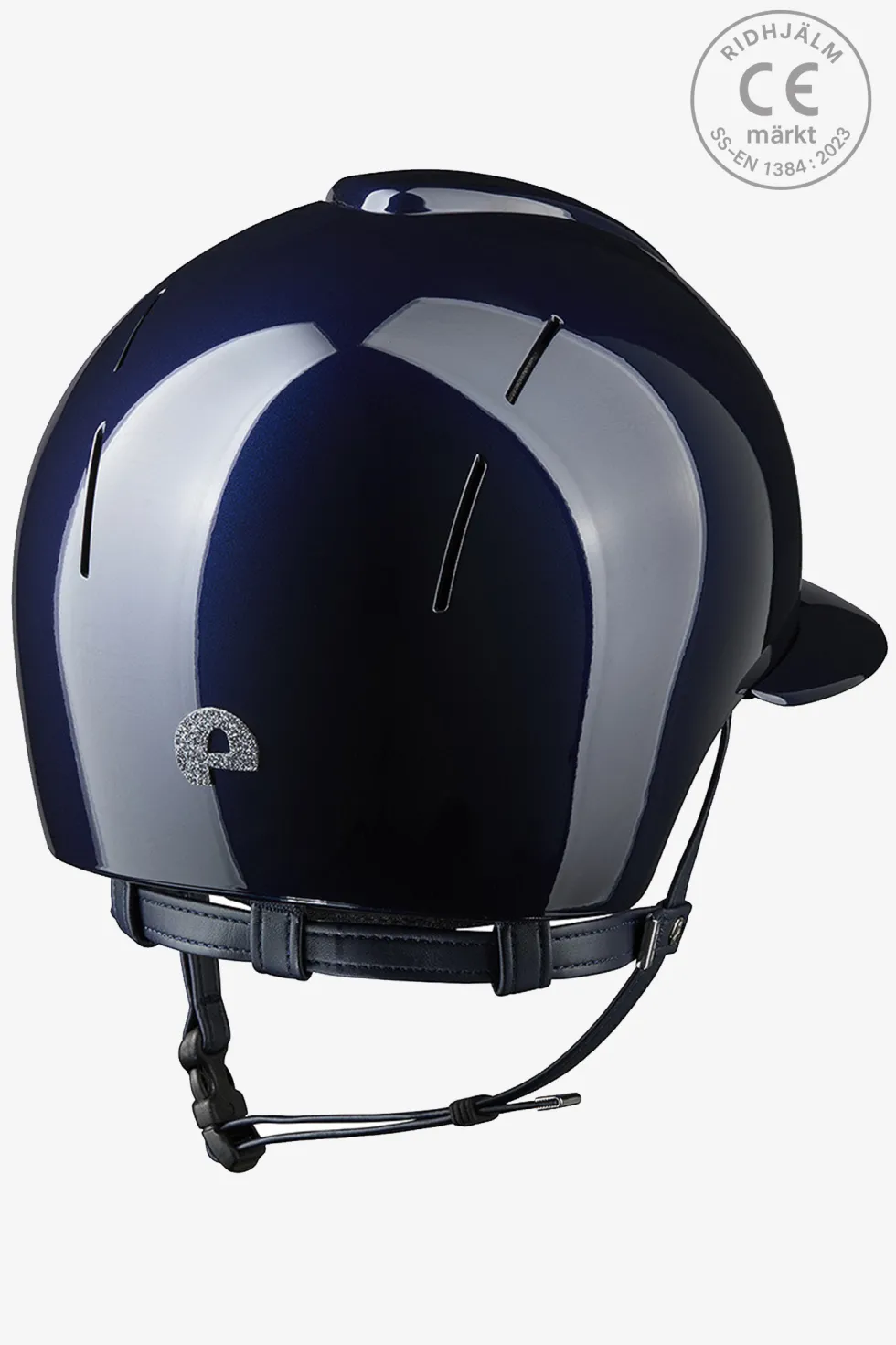 Ridhjälm Smart NOVA Metal Polish Star Polo Blå/Silver