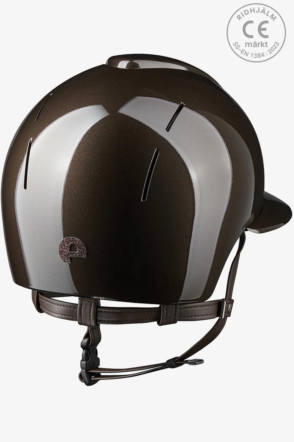 Ridhjälm Smart NOVA Metal Polish Star Polo Brun/Brun