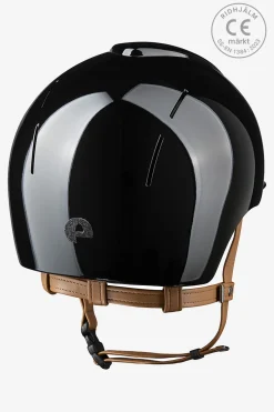Ridhjälm Smart NOVA Metal Polish Star Beige strap Svart/Svart