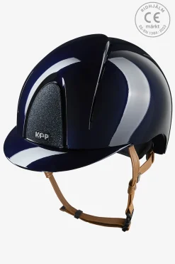 Ridhjälm Smart NOVA Metal Polish Star Beige strap Blå/Blå