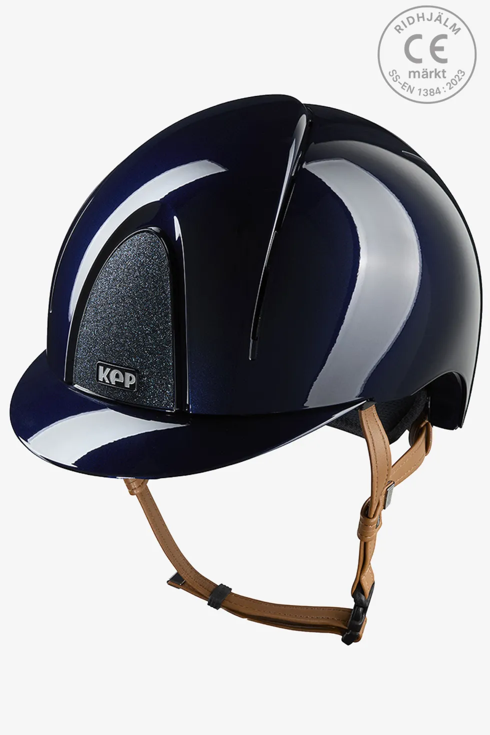 Ridhjälm Smart NOVA Metal Polish Star Beige strap Blå/Blå