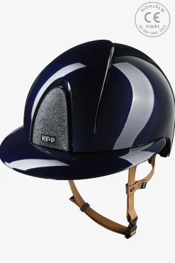 Ridhjälm Smart NOVA Metal Polish Polo Star Beige Strap Blå/Silver