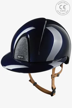 Ridhjälm Smart NOVA Metal Polish Polo Star Beige Strap Blå/Silver