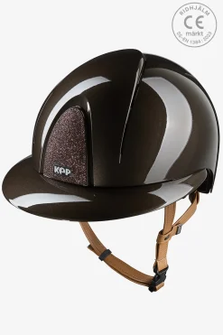 Ridhjälm Smart NOVA Metal Polish Polo Star Beige Strap Brun/Brun