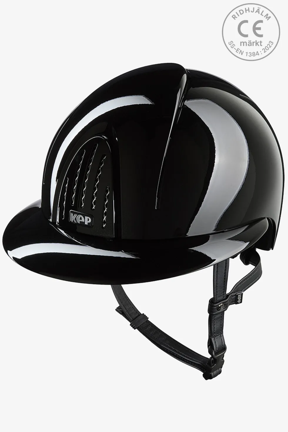 Ridhjälm Smart NOVA Metal Polish Polo Svart