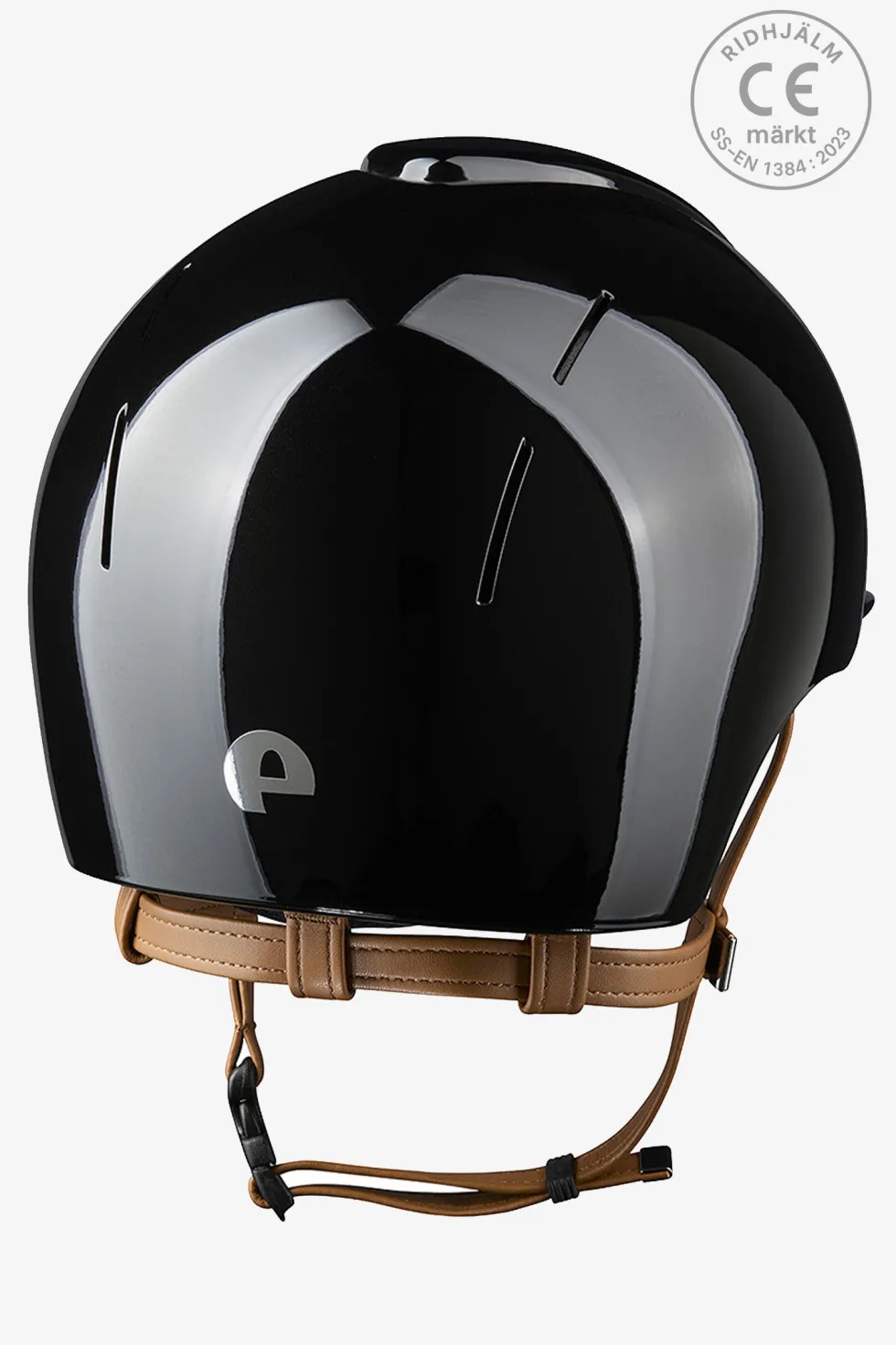 Ridhjälm Smart NOVA Metal Polish Beige Strap Svart