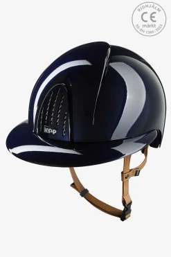 Ridhjälm Smart NOVA Metal Polish Polo Beige Strap Blå