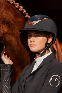Ridhjälm Star Lady Chrome Navy/Everyrose