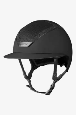 Ridhjälm Star Lady Chrome Swarowski Frame Svart