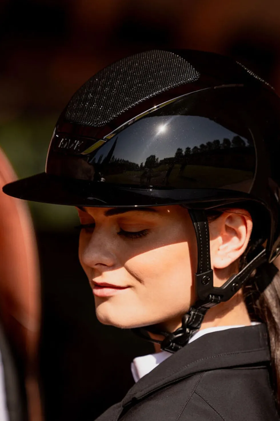 Ridhjälm Star Lady Pure Shine Svart