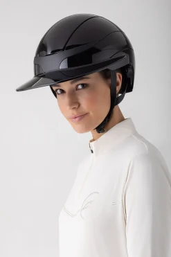 Ridhjälm Xanto Glossy Svart