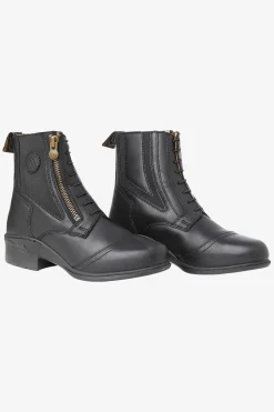 Ridskor Valkyria Side Zip Svart