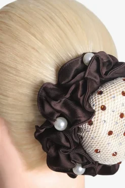 Satin Pearl Scrunchie