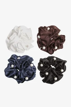 Satin Pearl Scrunchie