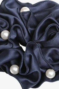 Satin Pearl Scrunchie