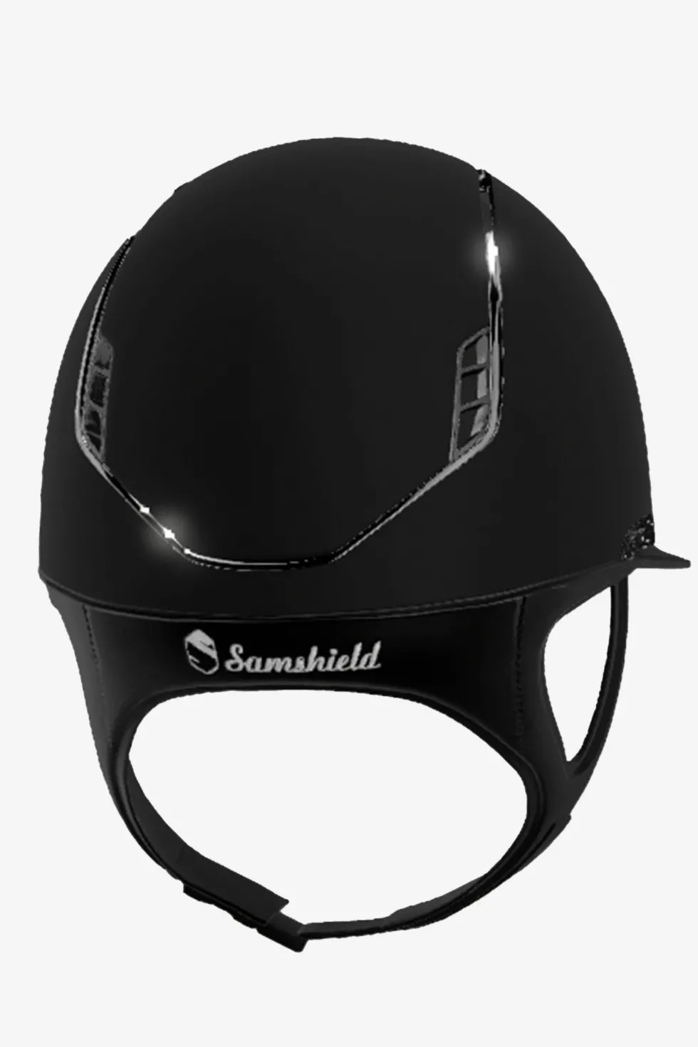2.0 Shadowmatt Miss Shield Frontal Band Crystal Fabric Svart