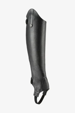 Shortchaps Läder Svart
