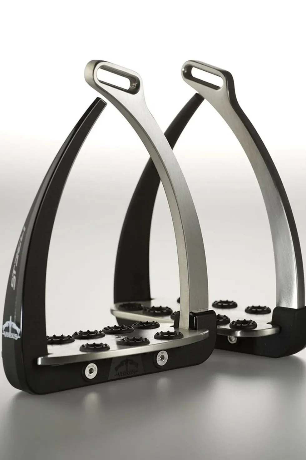 Säkerhetsstigbygel Steel1 Vita Svart/Silver