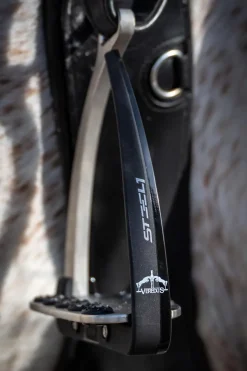 Säkerhetsstigbygel Steel1 Vita Svart/Silver