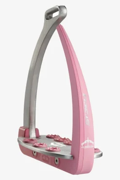 Säkerhetsstigbygel Steel1 Vita Ljusrosa/Silver