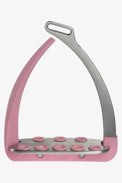 Säkerhetsstigbygel Steel1 Vita Ljusrosa/Silver