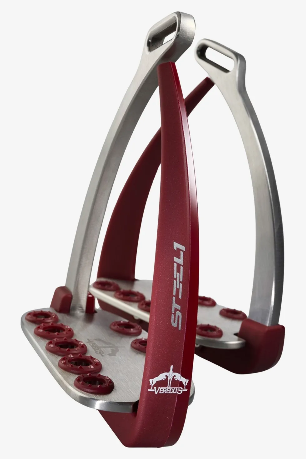 Säkerhetsstigbygel Steel1 Vita Bordeaux/Silver