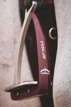 Säkerhetsstigbygel Steel1 Vita Bordeaux/Silver