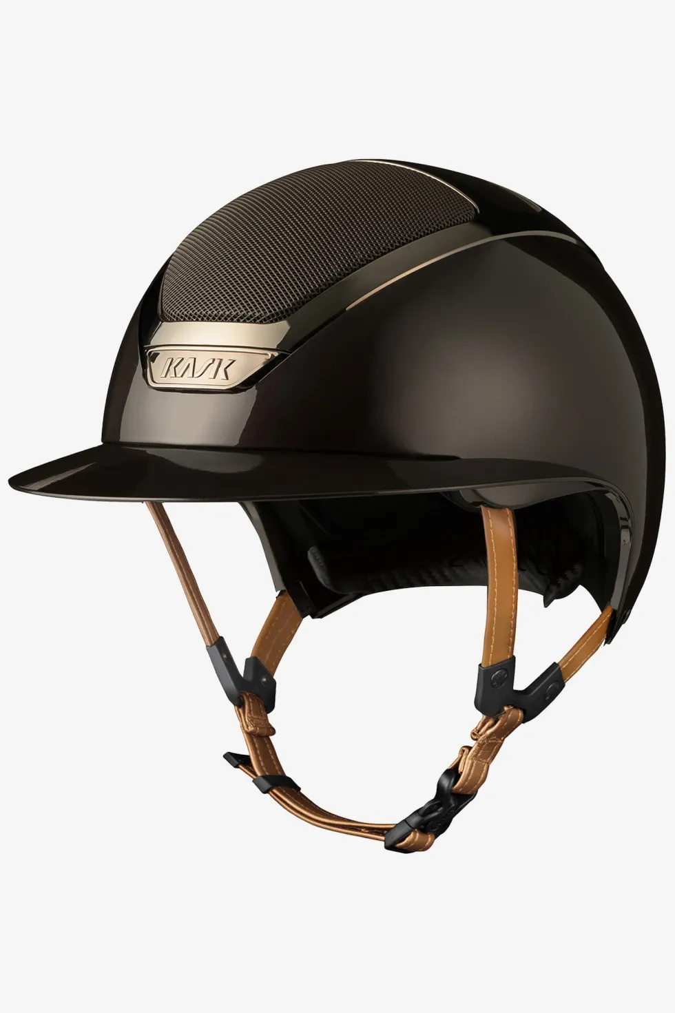 Star Lady Pure Shine Leather Chinstrap Brun Espresso Brown