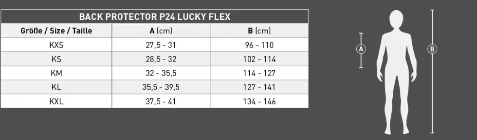 SWING p24 Lucky Flex Ryggskydd Barn Night Blue