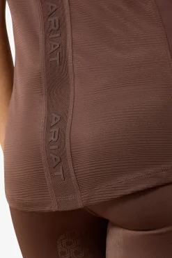 Topp Breathe 1/2 Zip Pommel Brown