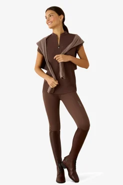 Topp Breathe 1/2 Zip Pommel Brown