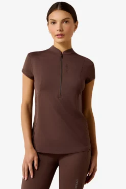 Topp Breathe 1/2 Zip Pommel Brown