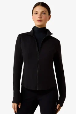 Tröja SolVeil Full Zip Svart