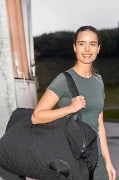Weekend Bag Quilted Svart