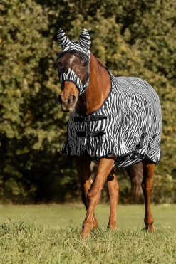 Zebra Flugtäcke Svart/Vit