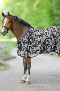 Zebra Flugtäcke Svart/Vit